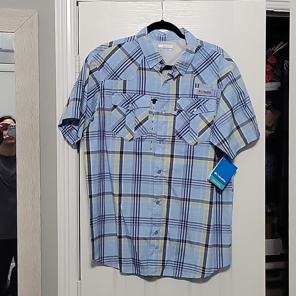 Columbia Men's Fishing Shirt, Sz M